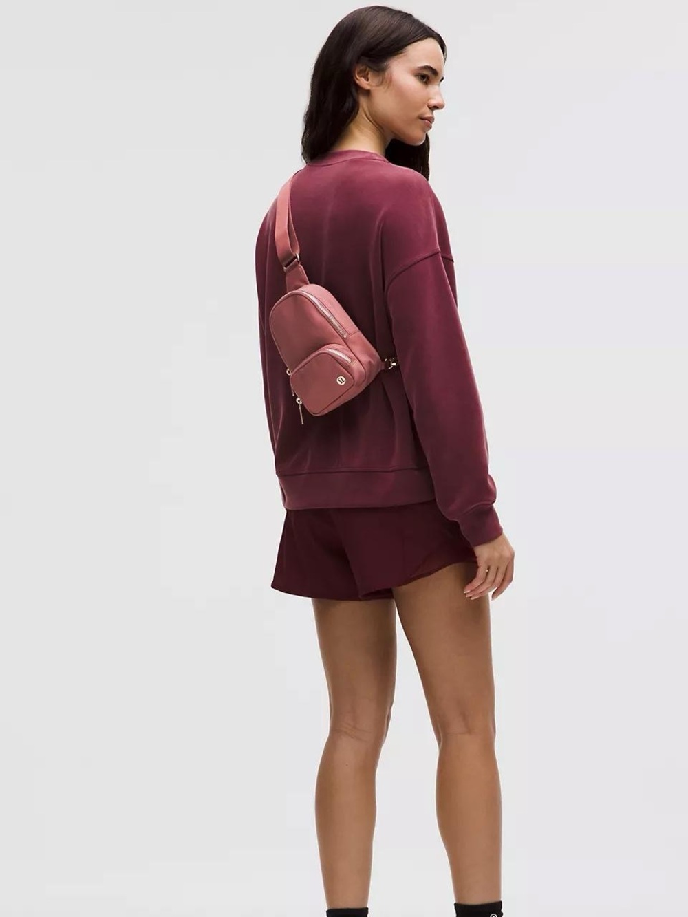 Lululemon Everywhere Small Sling Bag 2L- Dusk/Rose Gold